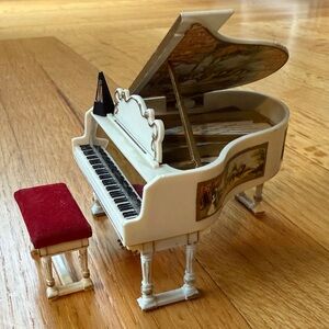 60s Petite Princess Fantasy Furniture Royal Grand Piano with Bench & Metronome
